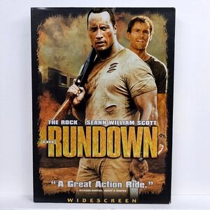 The Rundown DVD Dwayne Johnson The Rock‎ Seann William Scott Widescreen Action